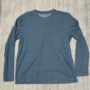 Mondetta Heather Blue Long Sleeve Tee